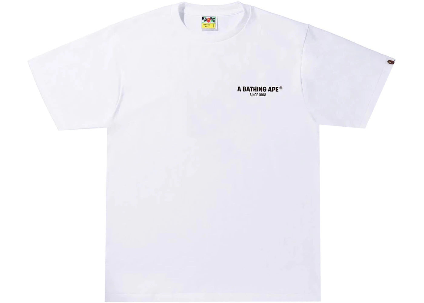 BAPE Classic Logo #1 Tee (SS22) White - vue secondaire A