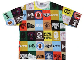 BAPE Classic Logo Relaxed Fit Tee Multi