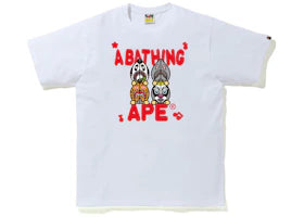BAPE Classic Milo Shark #2 Tee White