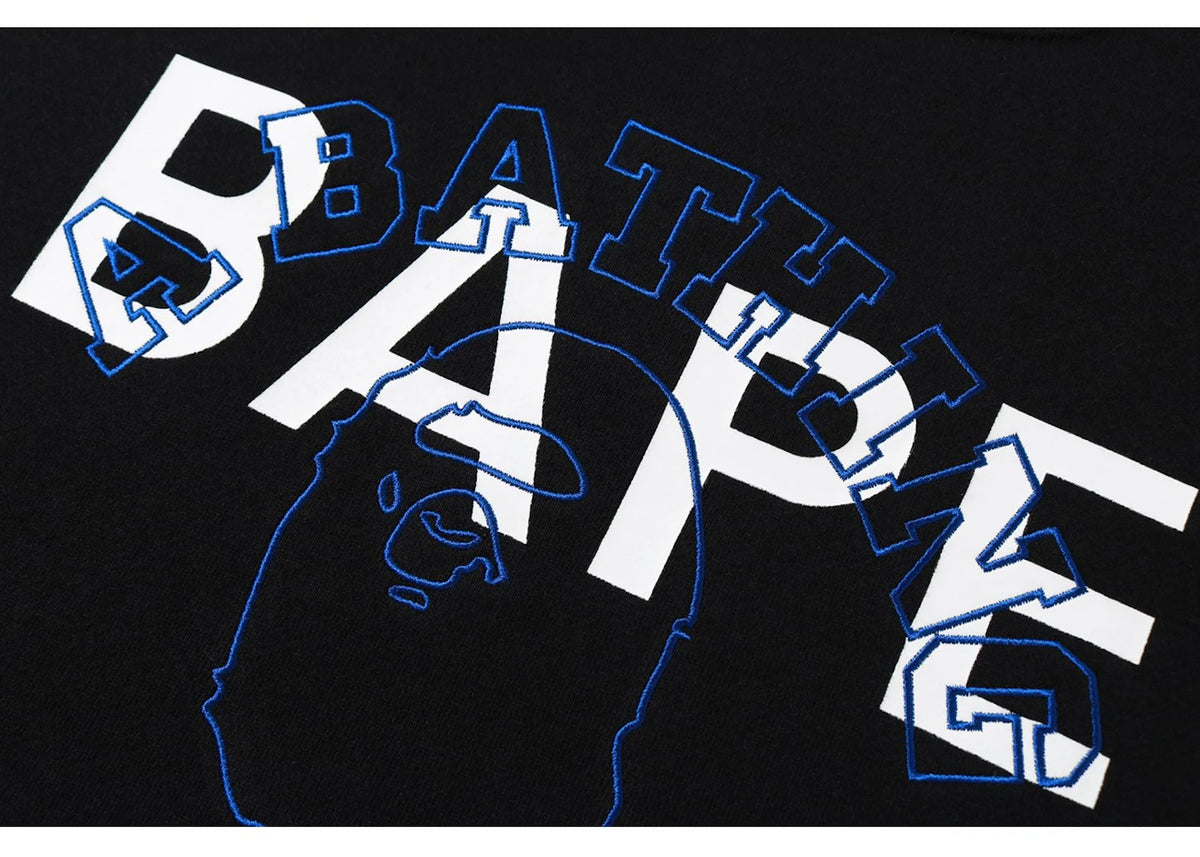 BAPE College BAPE Crewneck Black - vue secondaire B