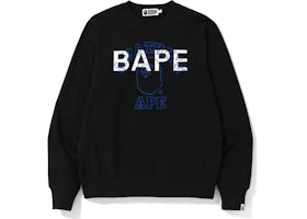 BAPE College BAPE Crewneck Black