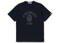 BAPE College Heavy Weight Tee Navy