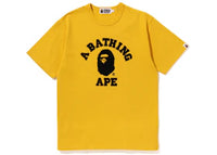 BAPE College Heavy Weight Tee Yellow
