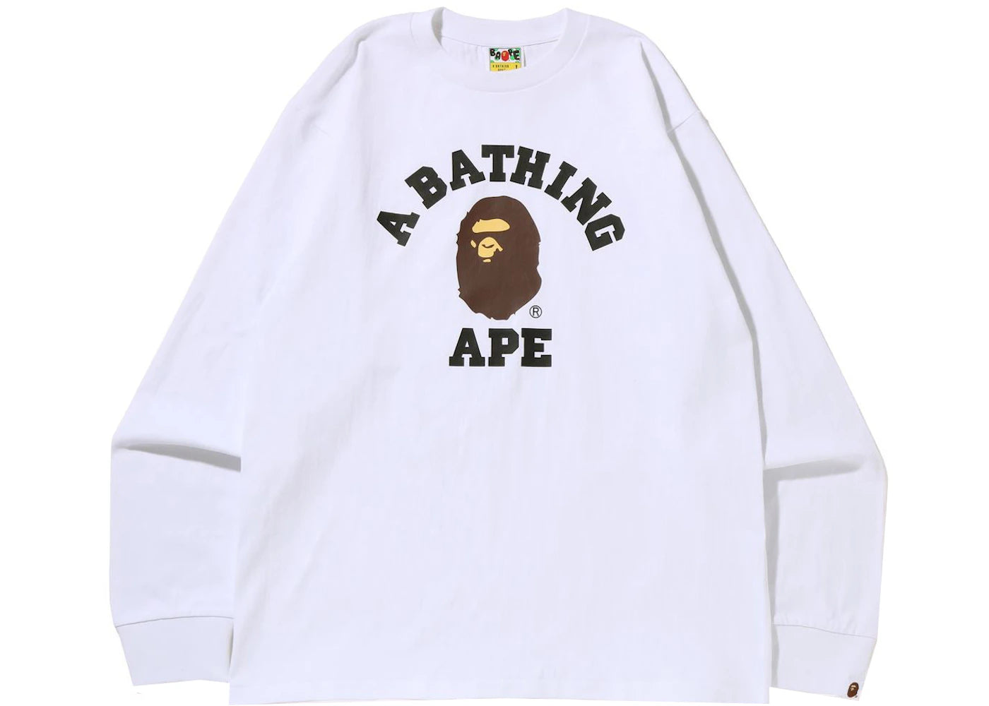 BAPE College L/S Tee (SS22) White
