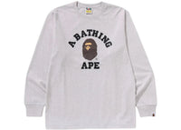 BAPE College L/S Tee (FS25) Grau