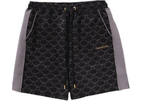 BAPE College Monogram Relaxed Fit Sweat Shorts Black
