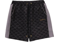 BAPE College Monogram Relaxed Fit Sweat Shorts Black