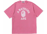 BAPE College Overdye Tee Pink