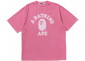 BAPE College Overdye Tee Pink