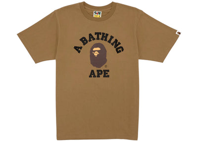 BAPE College Tee Tee Beige