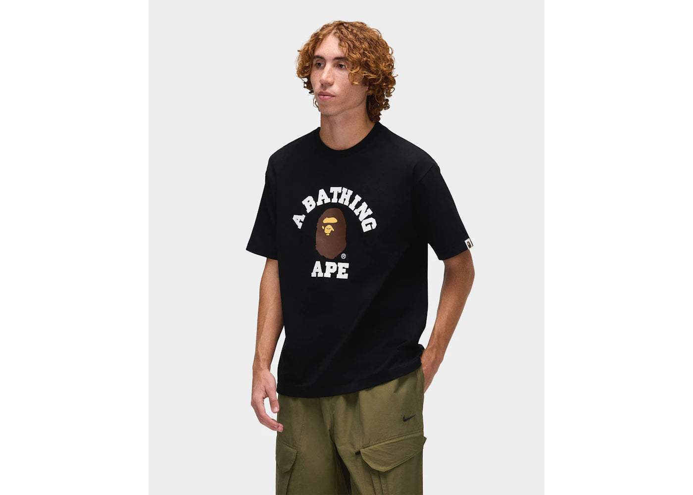 BAPE College T-Shirt Schwarz