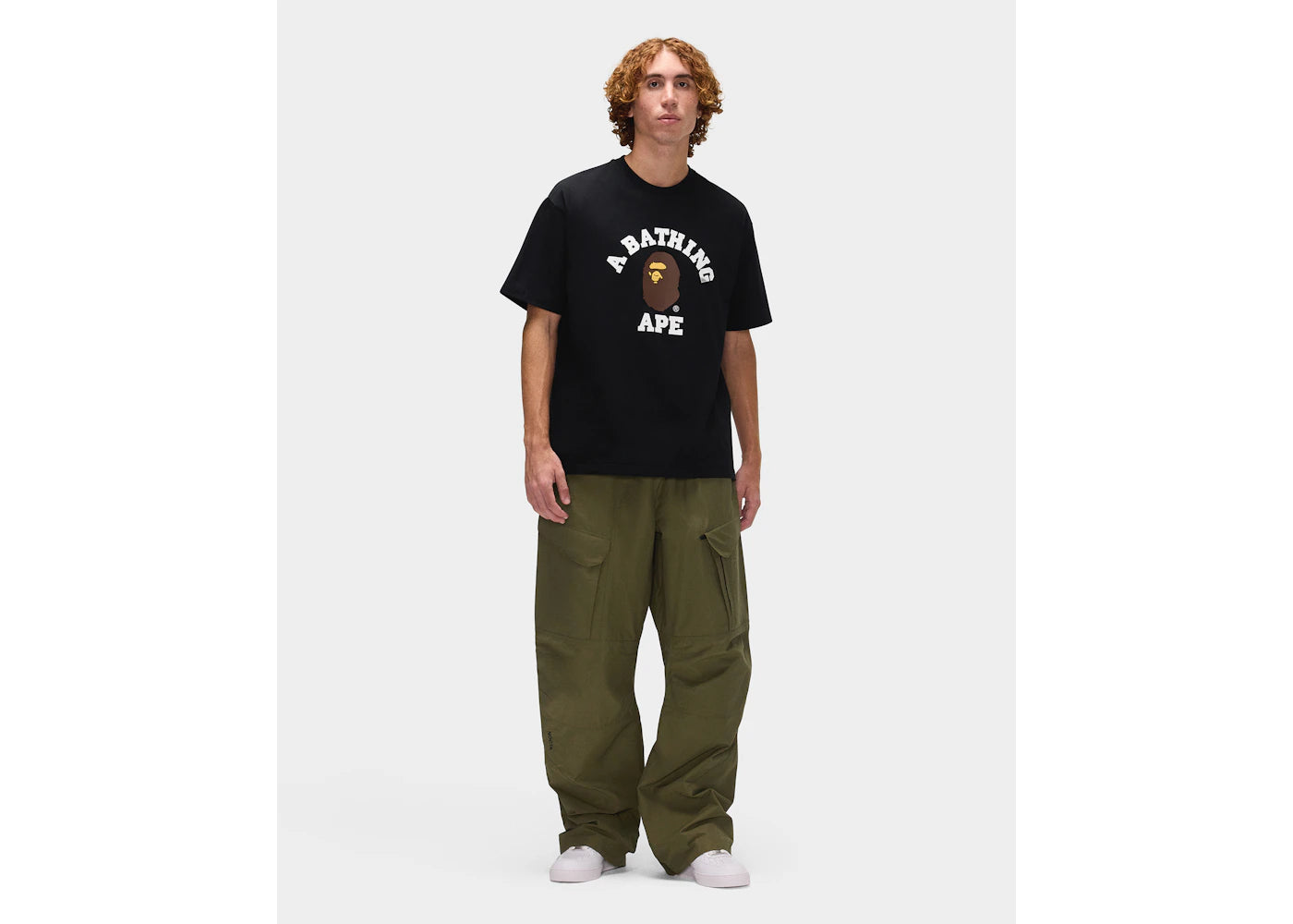 BAPE College T-Shirt Schwarz