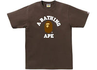 BAPE College Tee Brown