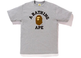 BAPE College Tee Grey