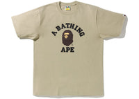 BAPE College T-Shirt (FS23) Beige