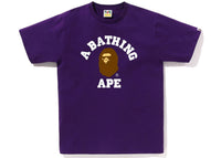 BAPE College Tee (SS23) Purple