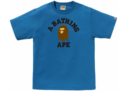 BAPE College Tee (SS24) Blue - authentic BAPE product