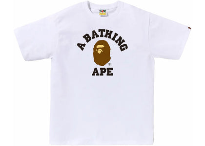 BAPE College Tee (SS24) White - authentic BAPE product