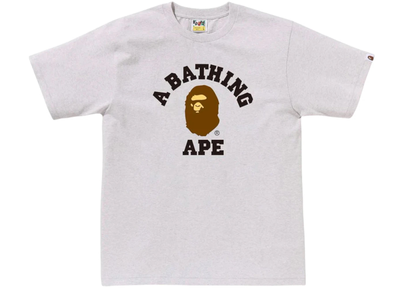 BAPE College Tee (SS25) Grey