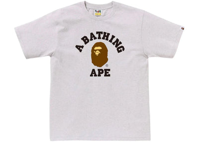 BAPE College Tee (SS25) Grey