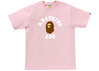 BAPE College Tee (SS25) Pink