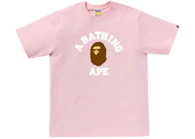 BAPE College Tee (SS25) Pink