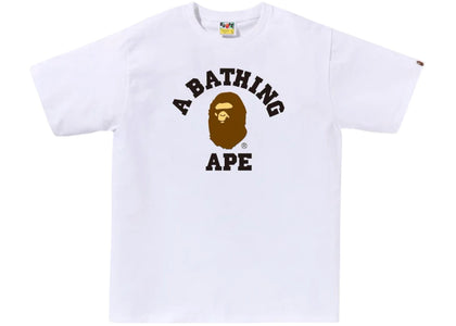 BAPE College T-Shirt (FS25) Weiß