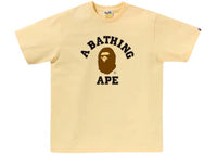 BAPE College Tee (SS25) Yellow