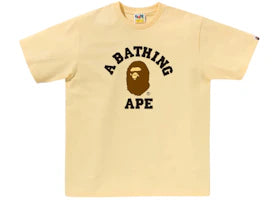 BAPE College Tee (SS25) Yellow
