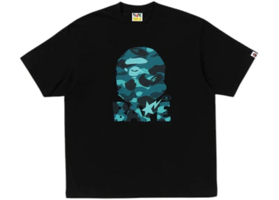 BAPE Color Camo Ape Head Relaxed Fit T-shirt Black