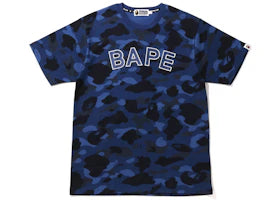 BAPE Color Camo BAPE Tee (FW22) Blue - vue 360