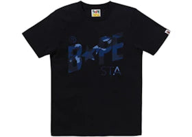 BAPE Color Camo Bape Sta Logo Tee Black Blue