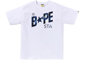 BAPE Color Camo Bape Sta Logo Tee Tee White