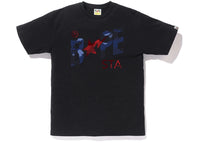 BAPE Color Camo Bapesta Logo T-Shirt Black