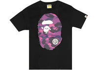 BAPE Color Camo Big Ape Head Tee (FW25) Black/Black/Purple