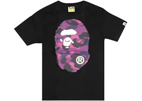 BAPE Color Camo Big Ape Head Tee (FW25) Black/Black/Purple