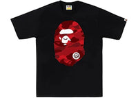 BAPE Color Camo Big Ape Head Tee (FW25) Black Red