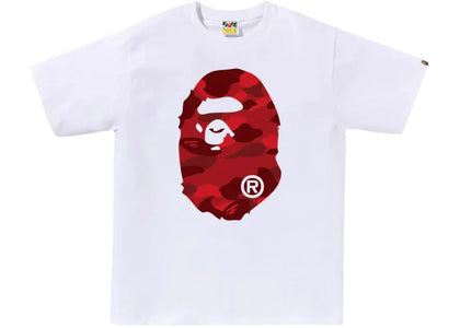 BAPE Color Camo Big Ape Head Tee (FW25) White/Red - product view 2