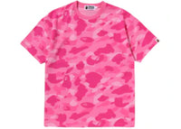 BAPE Color Camo Big College Tee Pink