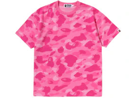 BAPE Color Camo Big College Tee Pink
