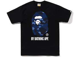 BAPE Color Camo By Bathing Ape Tee (FW22) Black Navy - authentic BAPE product