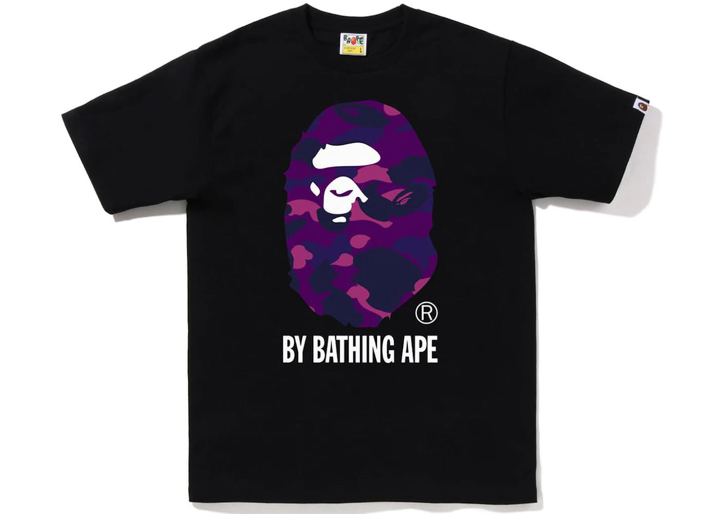 BAPE Color Camo By Bathing Ape Tee (FW22) Black Purple - vue 360