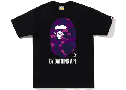 BAPE Color Camo By Bathing Ape Tee (FW22) Black Purple - authentic BAPE product