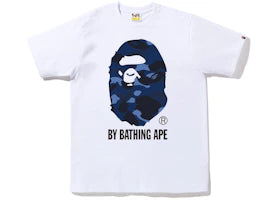BAPE Color Camo By Bathing Ape Tee (FW22) White Navy - authentic BAPE product