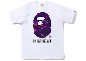BAPE Color Camo By Bathing Ape Tee (FW22) White Purple