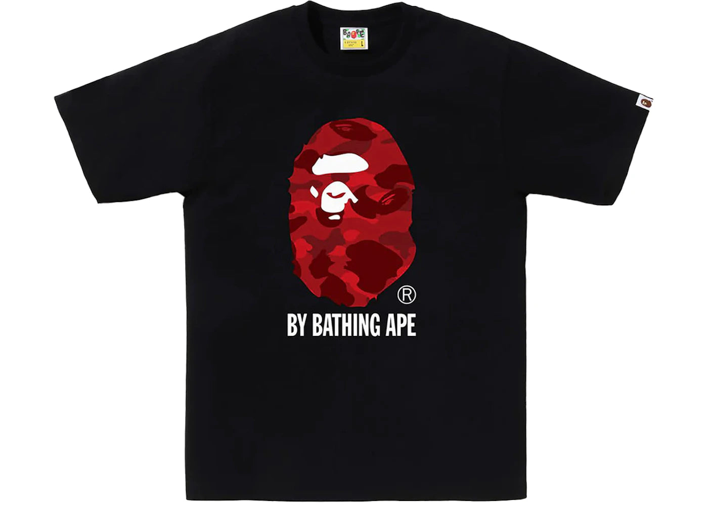 BAPE Color Camo By Bathing Ape Tee (FW24) Black/Red - vue 360