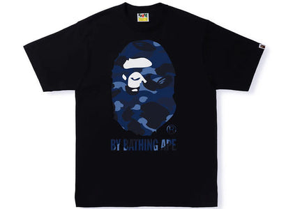BAPE Color Camo By Bathing Ape Tee (SS22) Black Navy - authentic BAPE product