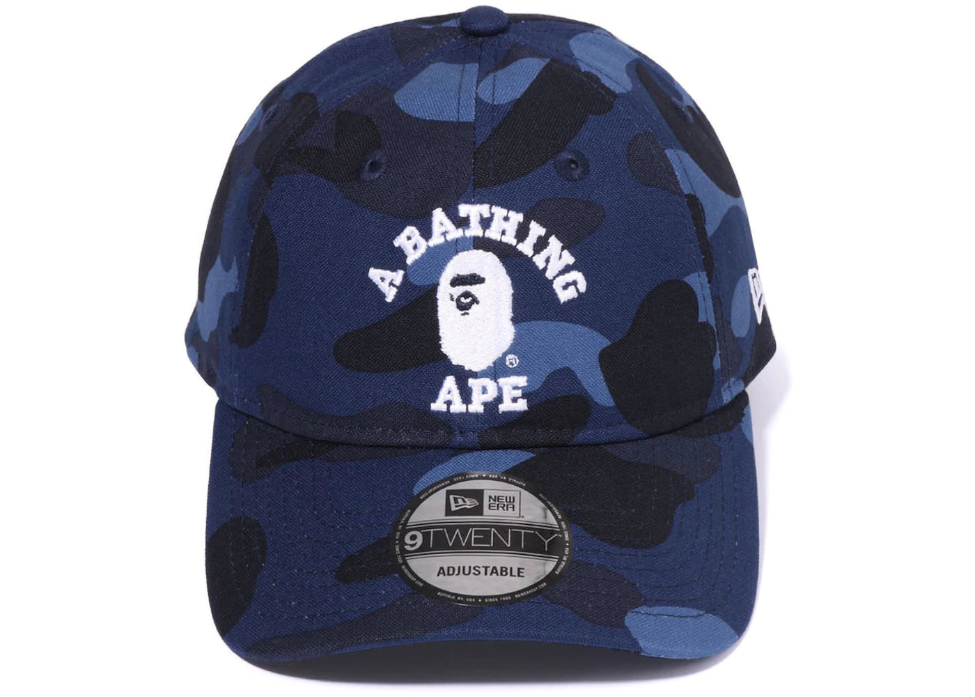 BAPE Color Camo College New Era 9Twenty Cap (FW22) Navy - vue secondaire A