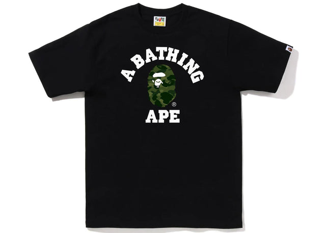 BAPE Color Camo College Tee (FW22) Black Green