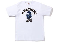 BAPE Color Camo College Tee (FW22) White Blue